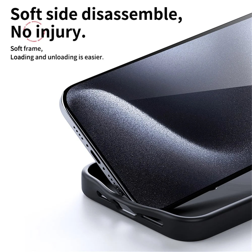For iPhone 14 Pro Magnetic Case Carbon Fiber Texture Kickstand PC+TPU Phone Cover - Silver - 7