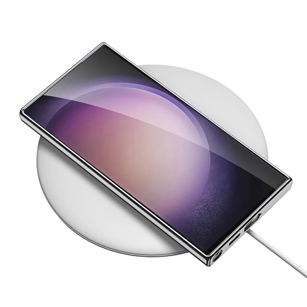GKK For Samsung Galaxy S23 Ultra Case Electroplating PU Leather+PC Anti-drop Phone Cover - Titanium Grey - 4