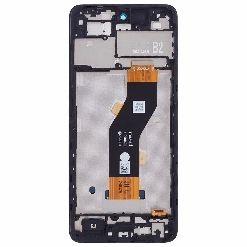 For TECNO Spark Go 2024 4G BG6 Grade C LCD Screen and Digitizer Assembly + Frame Replacement Part (Without Logo) - 2