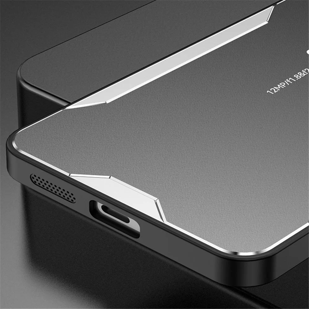 For Samsung Galaxy M55 5G / C55 5G / F55 5G Case Aluminum Alloy+PC+TPU Military Drop Protection Phone Cover - Silver - 3