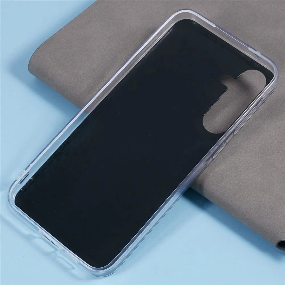 AW Series For Samsung Galaxy A15 4G / A15 5G Case Butterfly Pattern TPU+PVC Anti-Drop Phone Cover - Black - 4