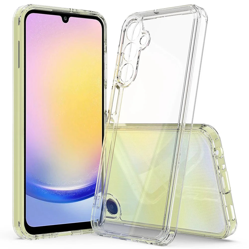 For Samsung Galaxy M15 5G / F15 5G Clear Case TPU+Acrylic Anti-Scratch Phone Cover - 1