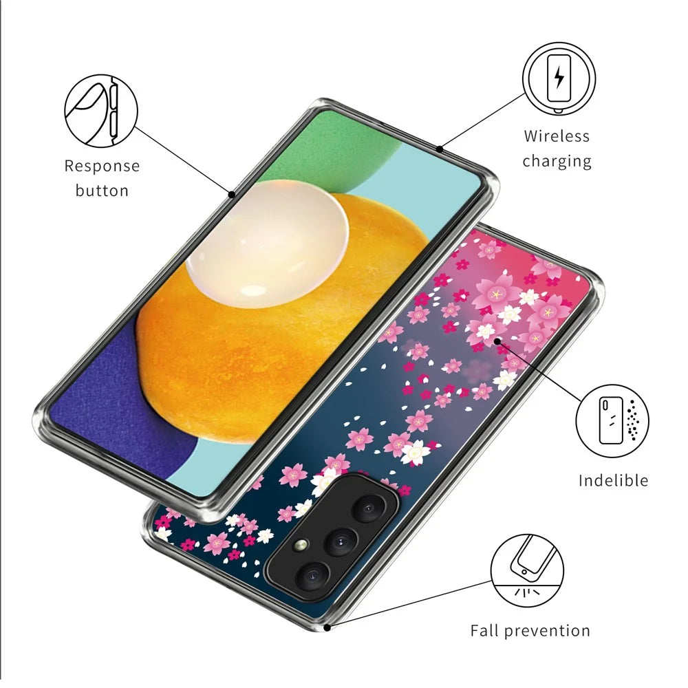 For Samsung Galaxy A15 4G / 5G Case TPU Pattern Printing Soft Mobile Phone Cover - Style B - 3