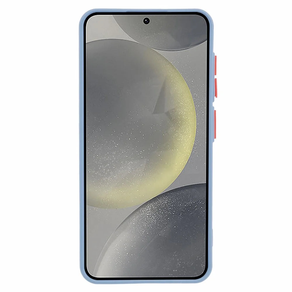 For Samsung Galaxy A55 5G Case Card Slot Anti-Scratch Soft TPU Phone Back Cover - Blue - 2