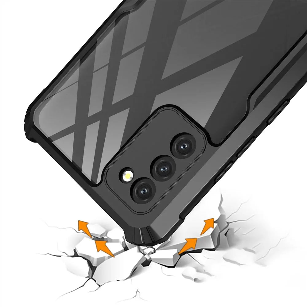 For Samsung Galaxy S23 Case TPU+Arcylic Phone Shell Anti-Drop Phone Cover - Black - 2