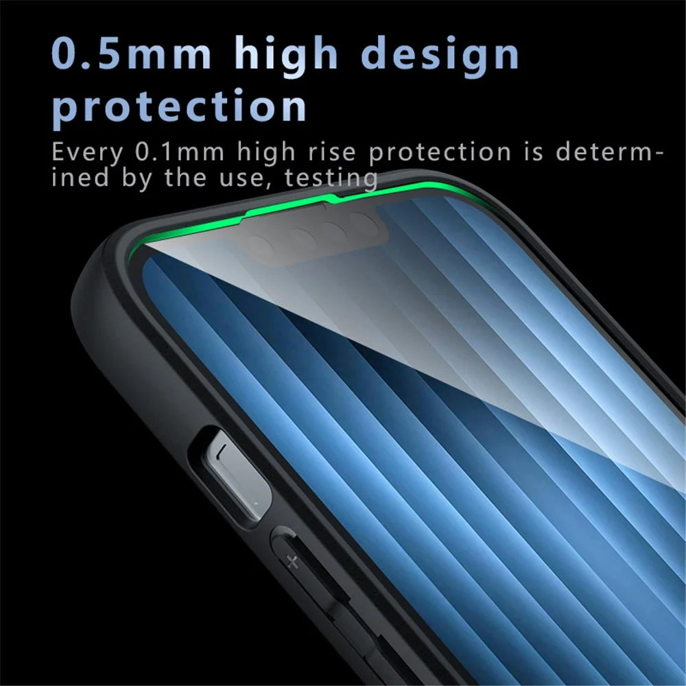 For iPhone 17e / 16e Case PC+TPU Anti-Scratch Clear Back Phone Cover - 5