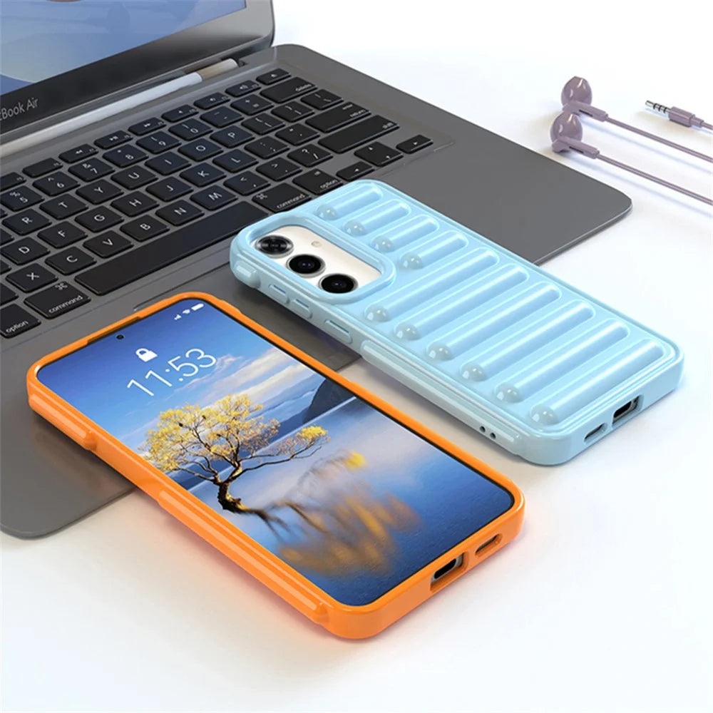 Capsule Series for Samsung Galaxy S24 Case Soft TPU Anti-Scratch Phone Cover - Black - 4