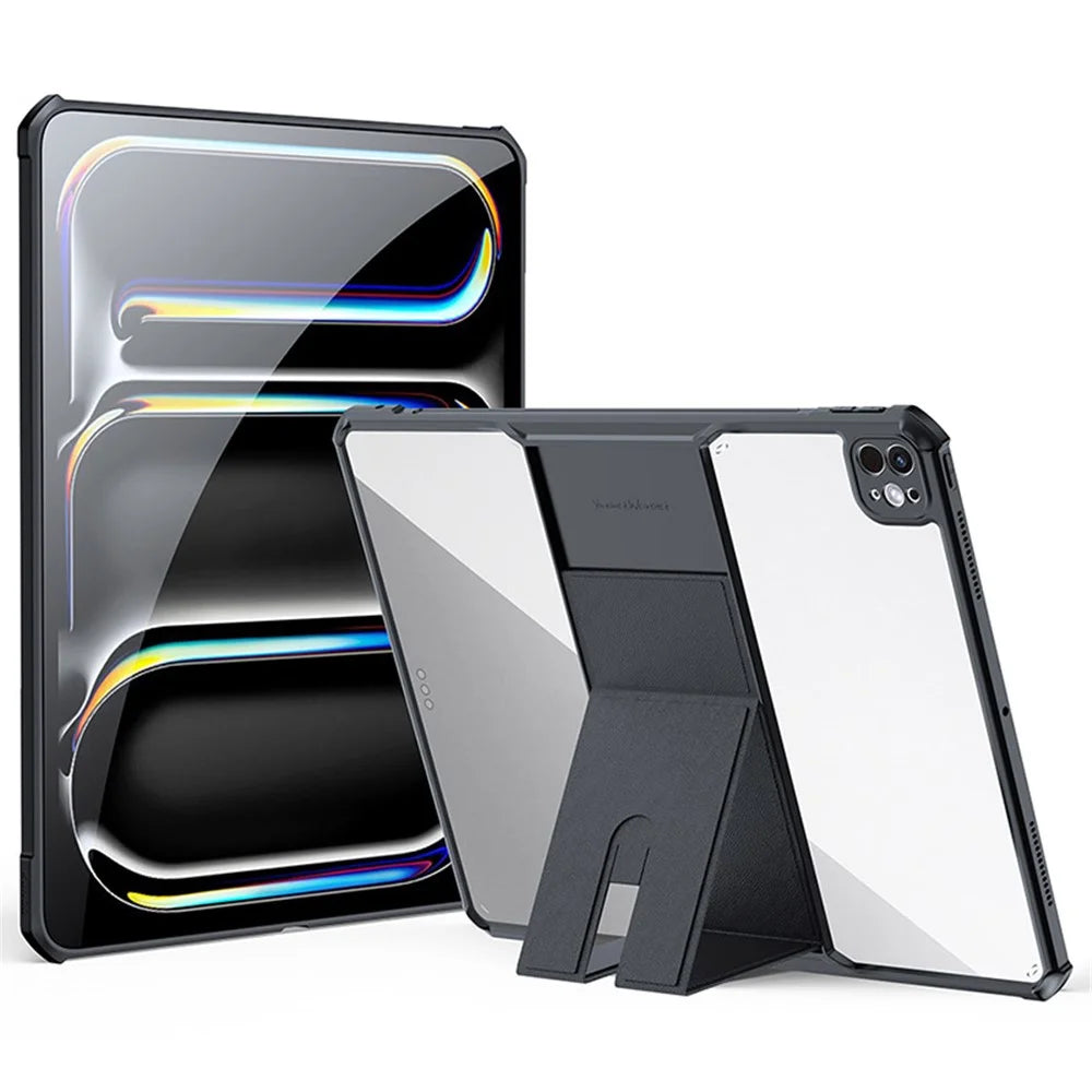 XUNDD For iPad Pro 13 (2025) / 13 (2024) Case Kickstand TPU + PC Anti-Drop Corner Tablet Cover - 1