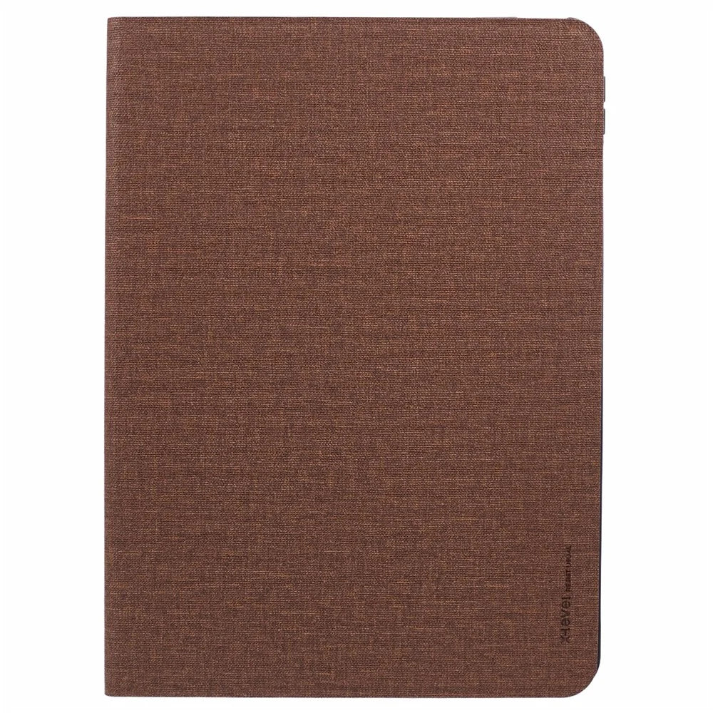 X-LEVEL Canvas Series For iPad Air 11 (2026) / (2025) / (2024) Case Cloth Texture Full Protection Leather Tablet Cover - Brown - 7
