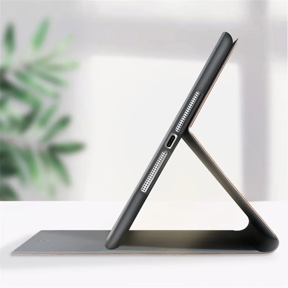 X-LEVEL Kate Series For iPad Pro 11 (2025) / 11 (2024) Case Auto Wake / Sleep PU Leather Folio Tablet Cover - Brown - 2