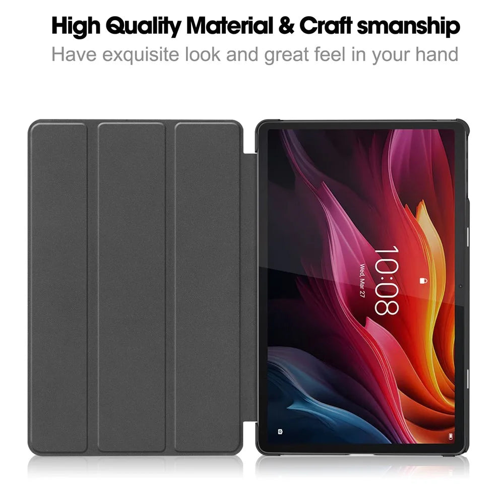 For Lenovo Tab K11 Plus Shockproof Case Leather Stand Tablet Cover - Dark Blue - 2