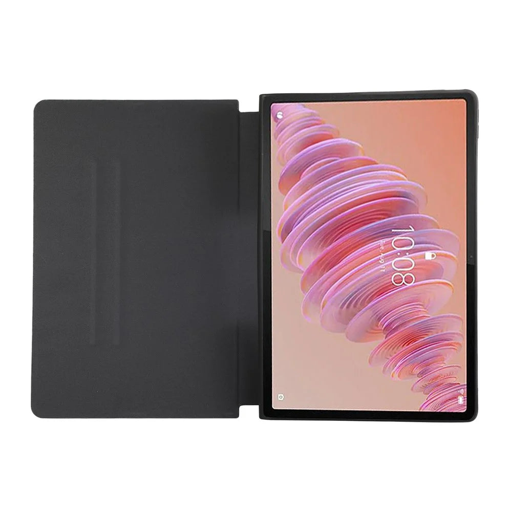 For Lenovo Tab Plus Shockproof Case PU Leather Tablet Cover with Stand - Green - 2