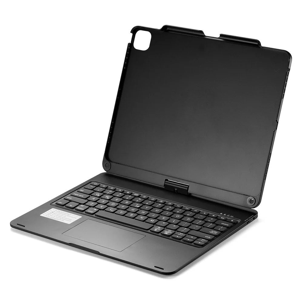 Trackpad Backlight Keyboard for iPad Air 13 (2026) / (2025) / (2024) / Pro 12.9 (2022) / (2021) / (2020) / (2018) Tablet Case - Black - 2