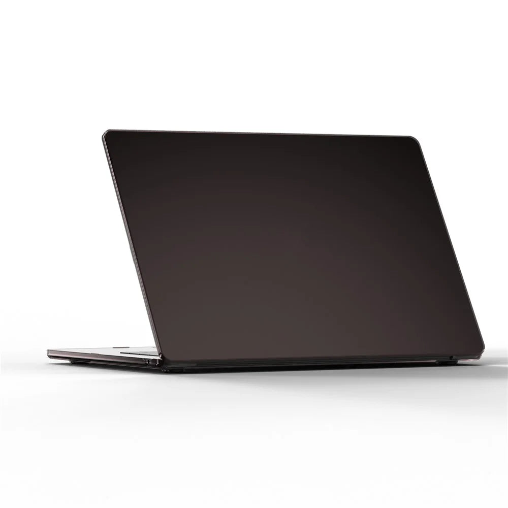 For MacBook Pro 16 inch (2026) A3429 A3428 / (2025) A3186 A3403 / (2024) A2991 / (2023) A2780 / (2021) A2485 Case Crystal Clear Hard PC Laptop Cover - Transparent Black - 1