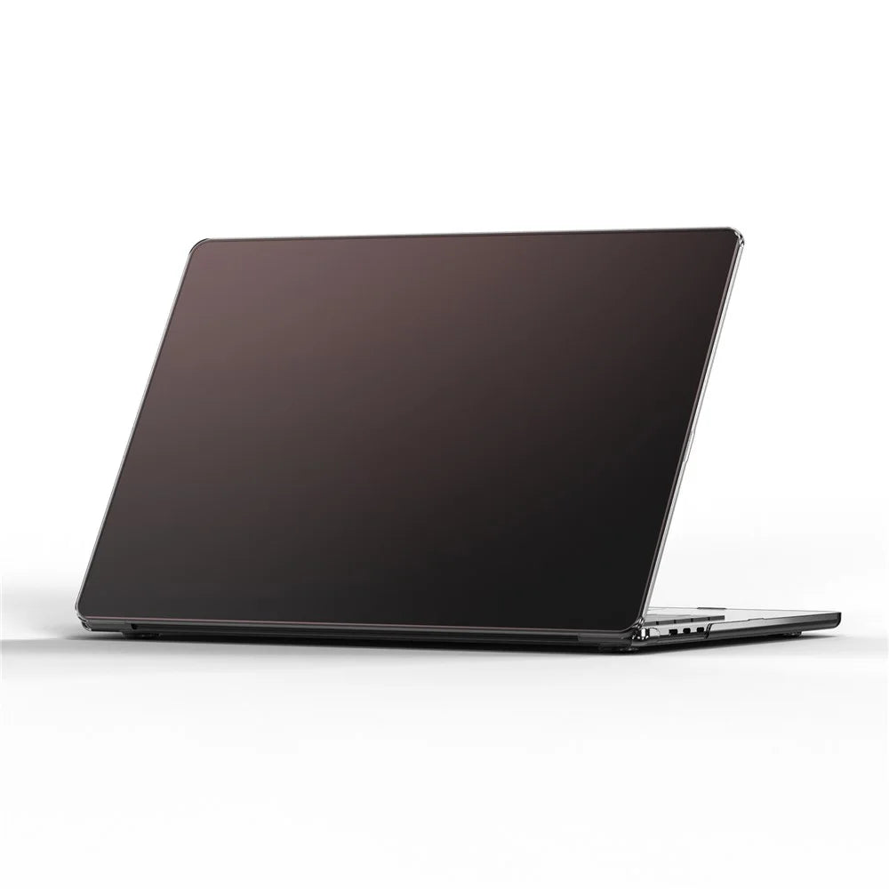 For MacBook Pro 16 inch (2026) A3429 A3428 / (2025) A3186 A3403 / (2024) A2991 / (2023) A2780 / (2021) A2485 Case Crystal Clear Hard PC Laptop Cover - Transparent Black - 3