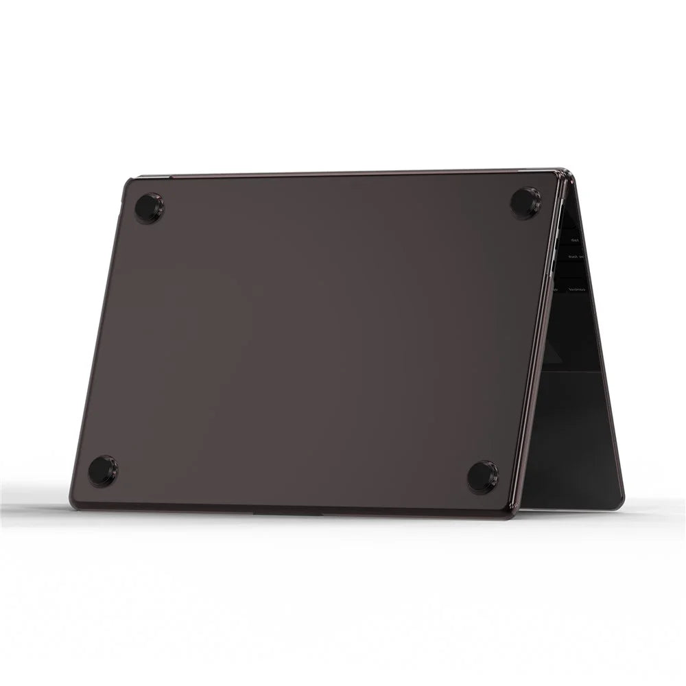For MacBook Pro 16 inch (2026) A3429 A3428 / (2025) A3186 A3403 / (2024) A2991 / (2023) A2780 / (2021) A2485 Case Crystal Clear Hard PC Laptop Cover - Transparent Black - 5