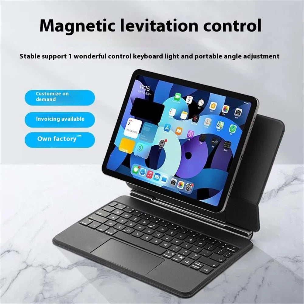 SP01-P11 Bluetooth-Compatible Keyboard for iPad Air 11 (2026) / (2025) / (2024) / Air (2022) / (2020) / iPad Pro 11 (2022) / (2021) / (2020) / (2018) - Black - 5