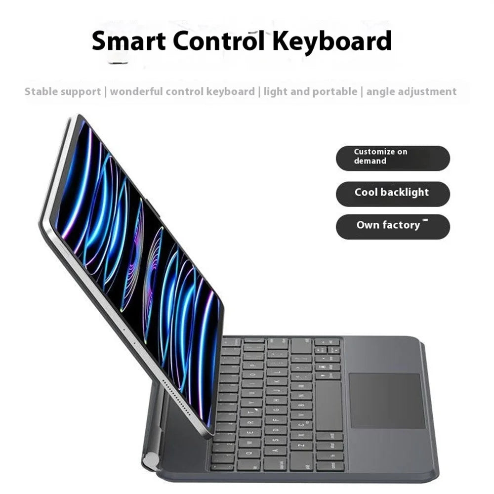 Magnetic Keyboard with Backlit for iPad Air 13 (2026) / (2025) / (2024) / Pro 12.9 (2022) / (2021) / (2020) / (2018) (Smart Connector, No Bluetooth-Compatible) - 7