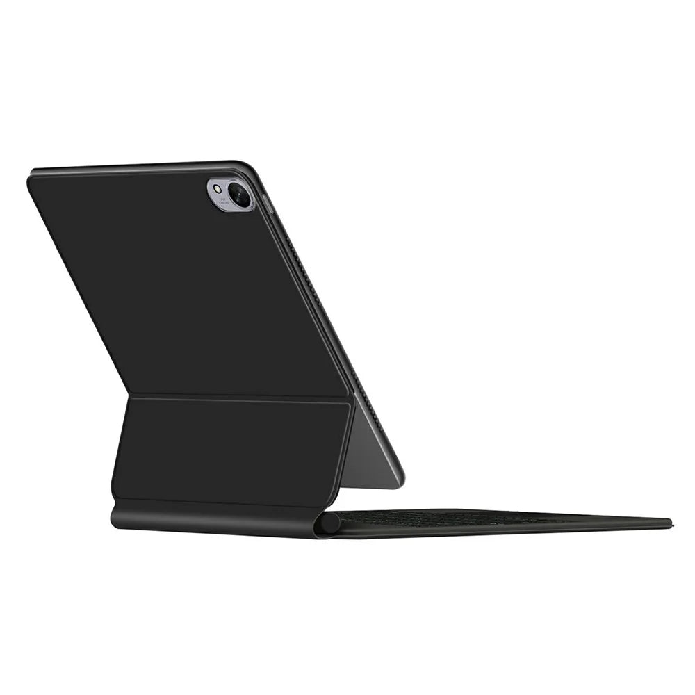 For Huawei Qingyun C7 (2nd Gen) Magnetic Floating Bluetooth-compatible Keyboard (Russian) + Leather Tablet Case - 3