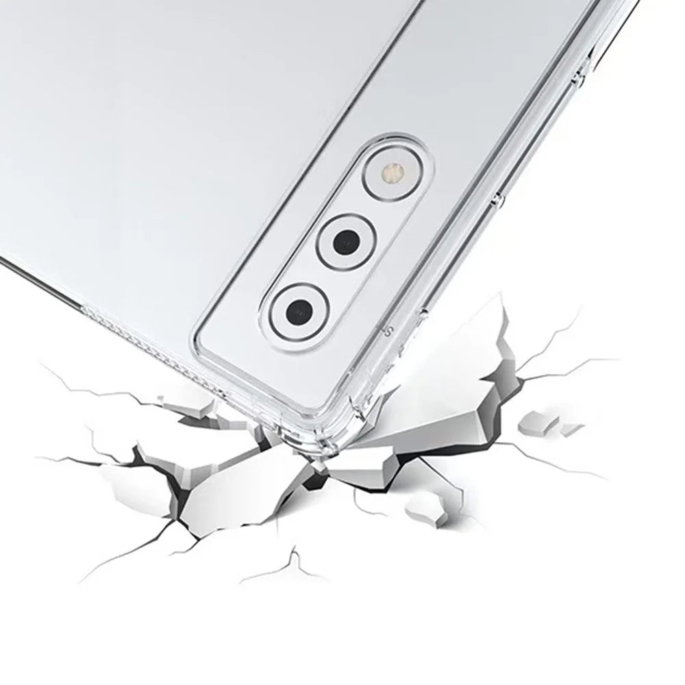 For Lenovo Yoga Pad Pro Case Four Corner Shockproof Clear Tablet TPU Cover - 4