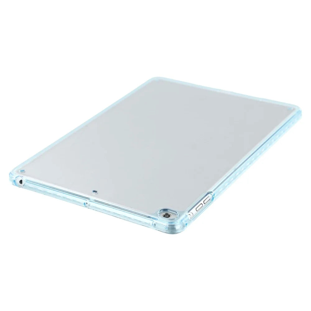 Tablet Case For iPad 9.7-inch (2018)  /  (2017)  /  Air (2013)  /  Air 2 Flexible TPU + Acrylic Shockproof Protective Cover - Baby Blue - 5