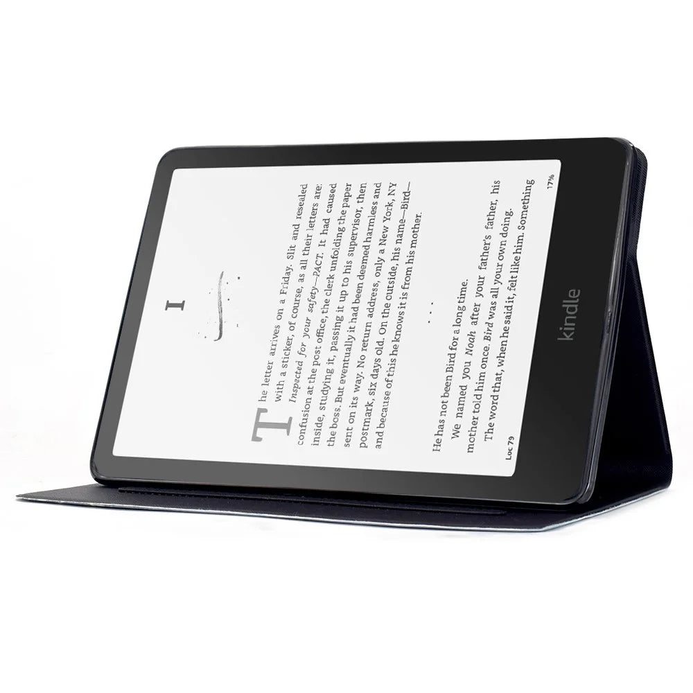 For Amazon Kindle Paperwhite 6 (2024) Stand Case Pattern Printing Tablet Leather Cover with Auto Wake / Sleep - Nebula - 3