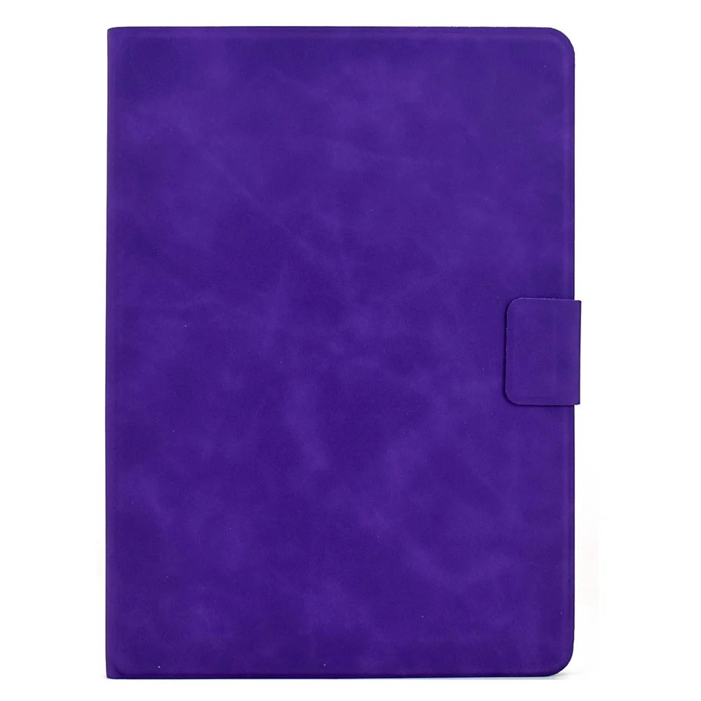For iPad Pro 11 (2025) / (2024) Case PU Leather Tablet Cover with Card Slots - Purple - 6