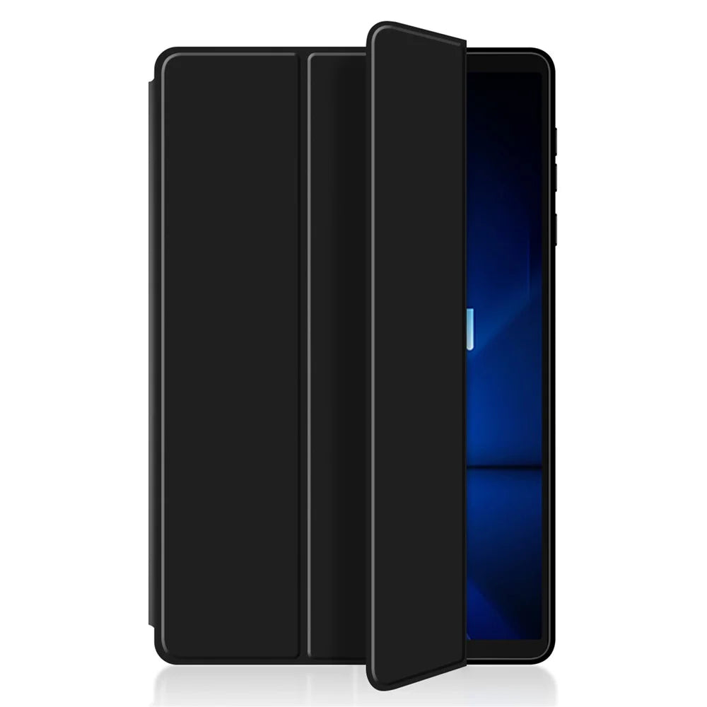 For Lenovo Legion Y700 (2025) Case PU Leather TPU Back Trifold Stand Tablet Cover - Black - 7