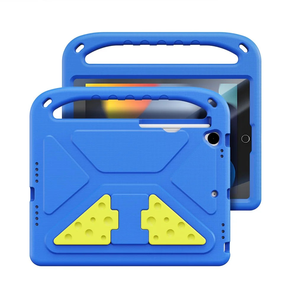 DUX DUCIS For iPad 10.2 (2020) / iPad 10.2 (2019) / iPad 10.2 (2021) Tablet Case with Kickstand  Puff Series EVA Kids Shockproof Cover - Blue - 2