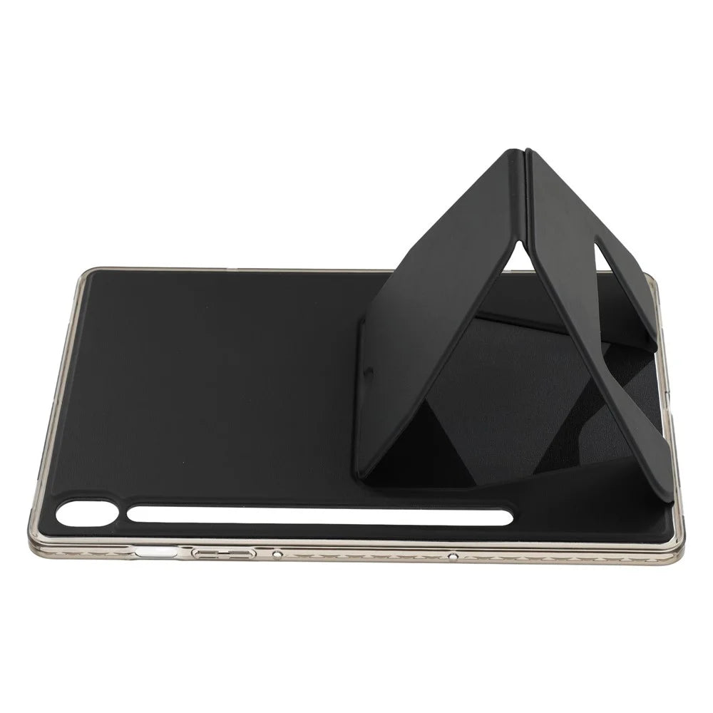 Tablet Case For Samsung Galaxy Tab S10 Lite / S10 FE / S9 FE / S9 TPU PU Leather Kickstand Cover - Black - 3