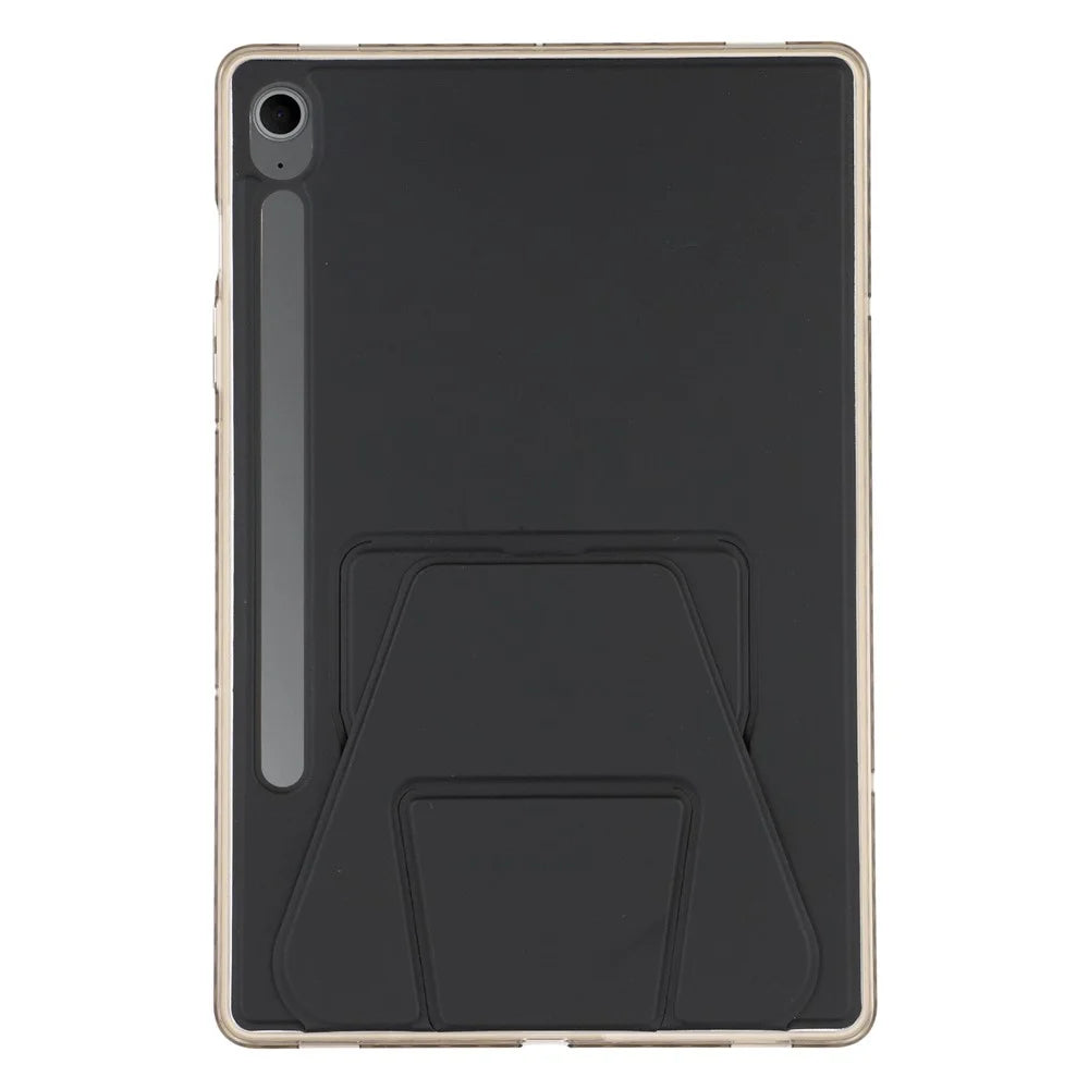 Tablet Case For Samsung Galaxy Tab S10 Lite / S10 FE / S9 FE / S9 TPU PU Leather Kickstand Cover - Black - 6