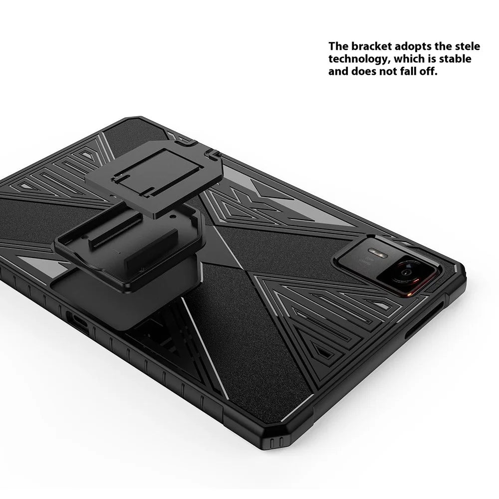 For Lenovo Legion Y700 Gen 4 Case PC Kickstand TPU Anti-Drop Tablet Cover - Black - 6