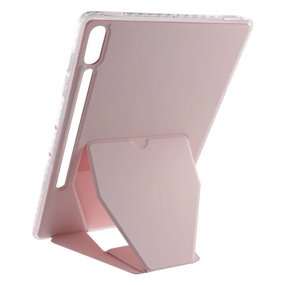 Tablet Case For Samsung Galaxy Tab S10+  /  S9 FE+  /  S9+ TPU PU Leather Kickstand Cover - Pink - 2