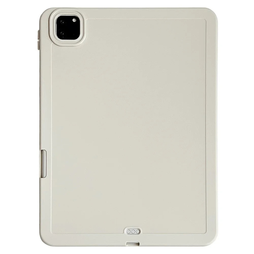 Tablet Case For iPad Pro 11 (2022)  /  (2021)  /  (2020) Shockproof Soft TPU Cover with Pencil Holder - White - 1
