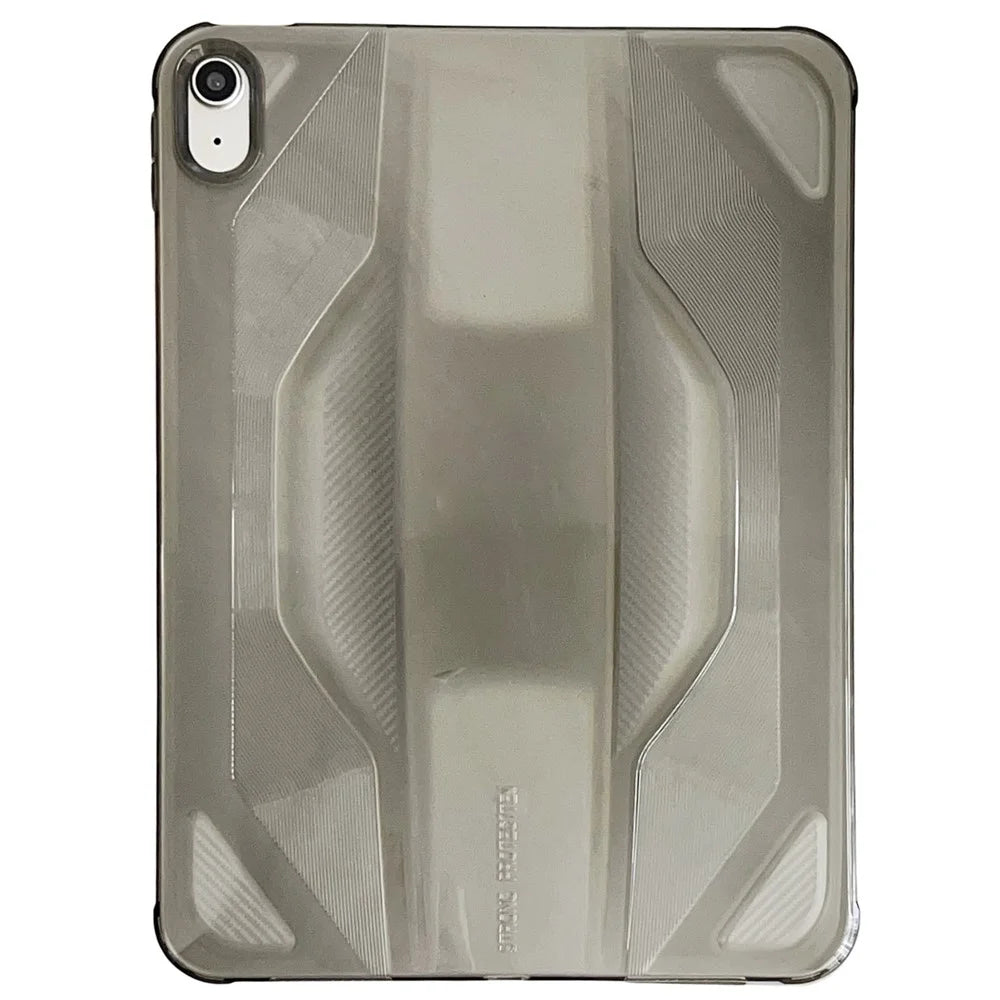 For iPad mini (2024) / (2021) Case Anti Drop Clear TPU Tablet Cover - Transparent Black - 1
