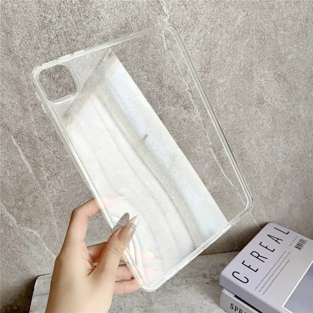Clear Acrylic Case for iPad Pro 11 (2025) / 11 (2024) Shockproof Slim Tablet Cover - 2