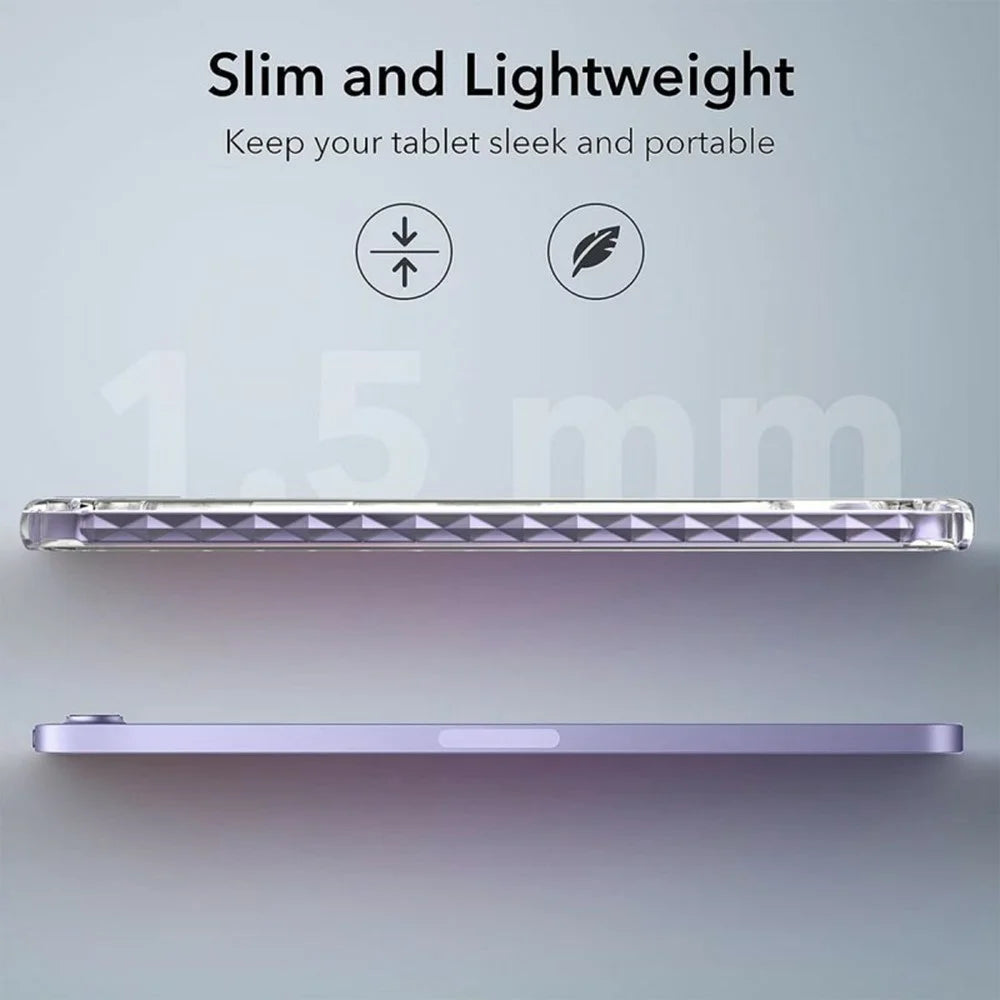 For iPad mini (2024) / (2021) Case Corner Protection Clear Acrylic + TPU Tablet Cover - 3