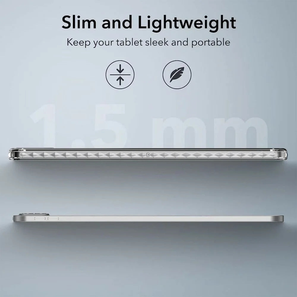 For iPad Pro 11 (2025) / 11 (2024) Case Corner Protection Clear Acrylic + TPU Tablet Cover - 2