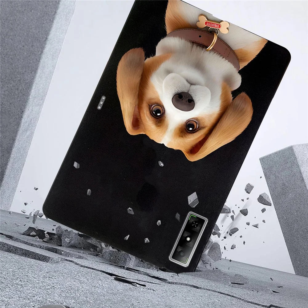 For Infinix Xpad GT Case Pattern Printing Slim TPU Tablet Protective Cover - Harrier Beagle - 2