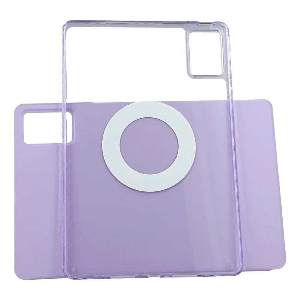 For Lenovo Tab K11 Gen 2 / Idea Tab / Xiaoxin Pad 11 2025 Case Folding Stand Magnetic Leather Tablet Cover - Purple - 2