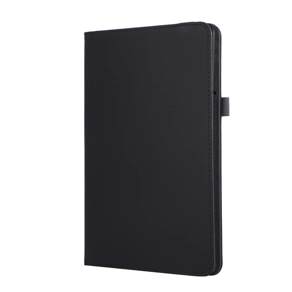 For Lenovo Tab M11 Case Foldable Stand Leather Tablet Cover with Handheld Wristband - Black - 6