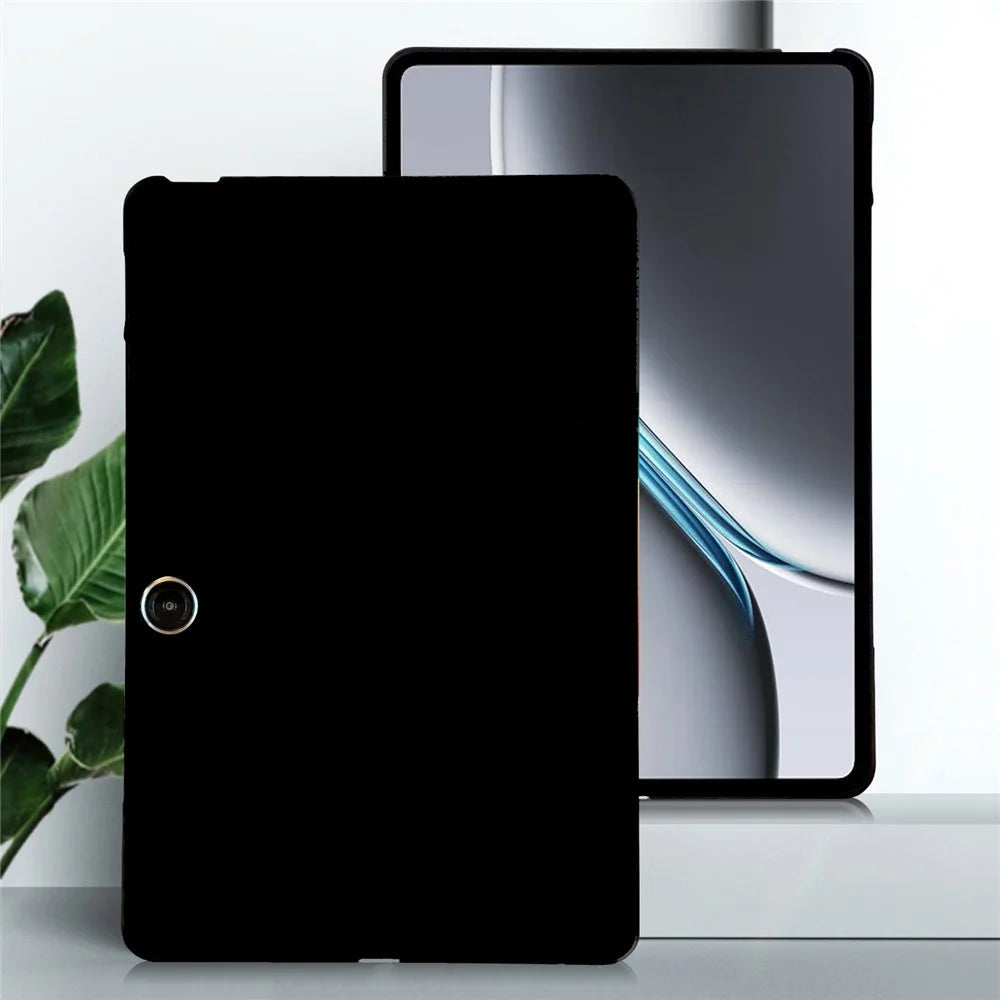 Tablet Case For Oppo Pad Neo / Air 2 / OnePlus Pad Go , Slim Matte TPU Protective Cover - Black - 2