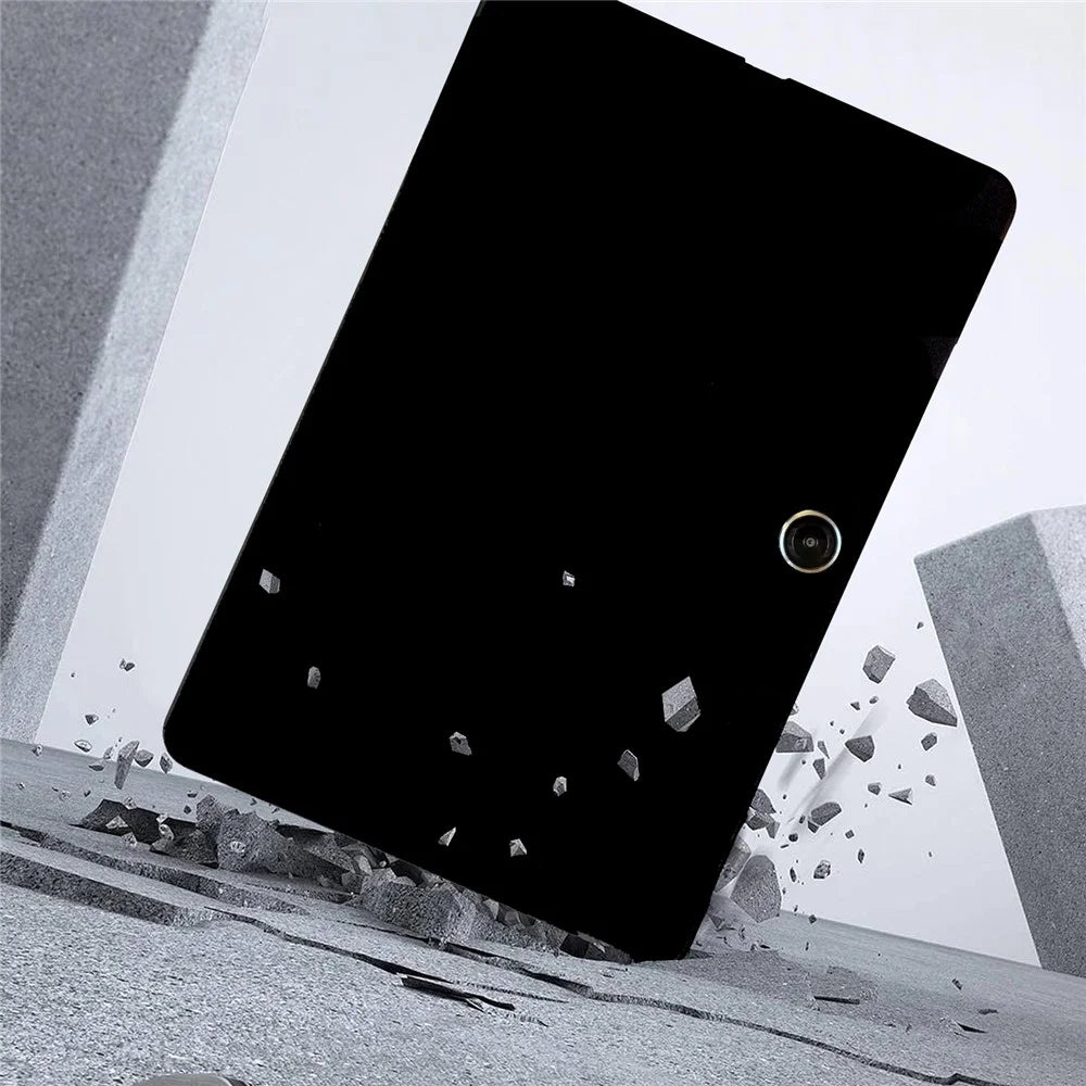 Tablet Case For Oppo Pad Neo / Air 2 / OnePlus Pad Go , Slim Matte TPU Protective Cover - Black - 3