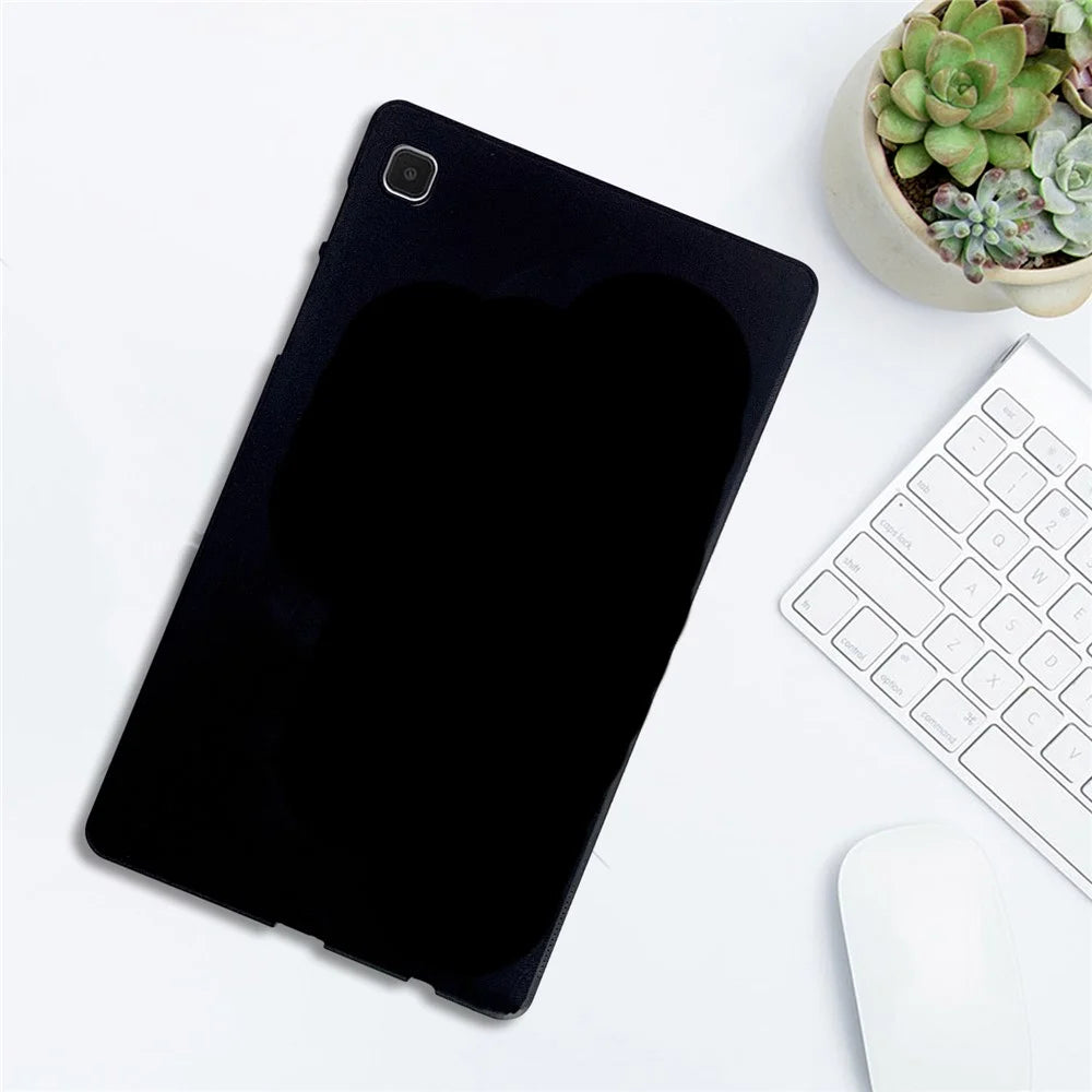 For Samsung Galaxy Tab A7 Lite 8.7-inch Case Slim Matte TPU Protective Tablet Cover - Black - 4