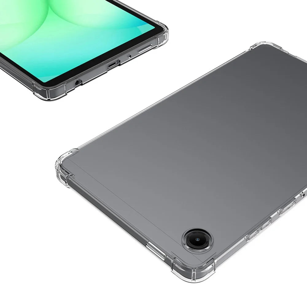 For Samsung Galaxy Tab A11 / A9 Case Four Corner Shockproof Clear Tablet TPU Cover - 4