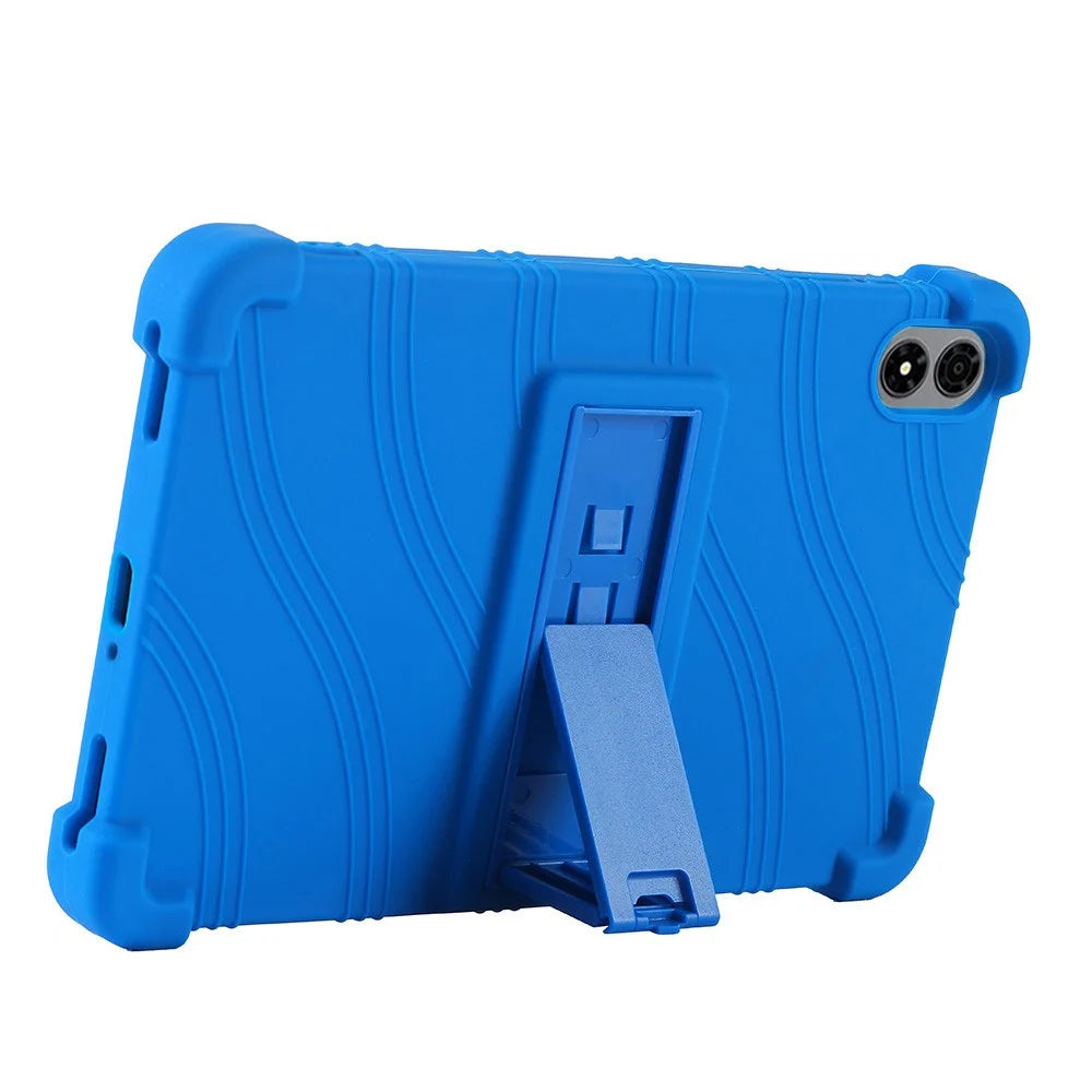 For Alldocube iPlay 70 mini Pro Case Adjustable Kickstand Silicone Tablet Protective Cover - Dark Blue - 4