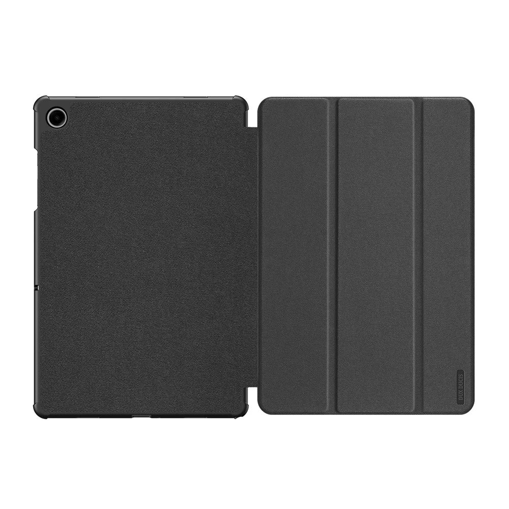 DUX DUCIS Domo Series for Samsung Galaxy Tab A11+ / A9+ Case Tri-Fold Stand Leather Cover Auto Wake / Sleep - Black - 2