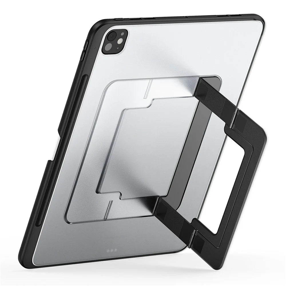 DUX DUCIS Axis Series For iPad Pro 13 (2025)  /  (2024) Tablet Case with Kickstand PC + TPU Shockproof Protective Cover - Black - 2