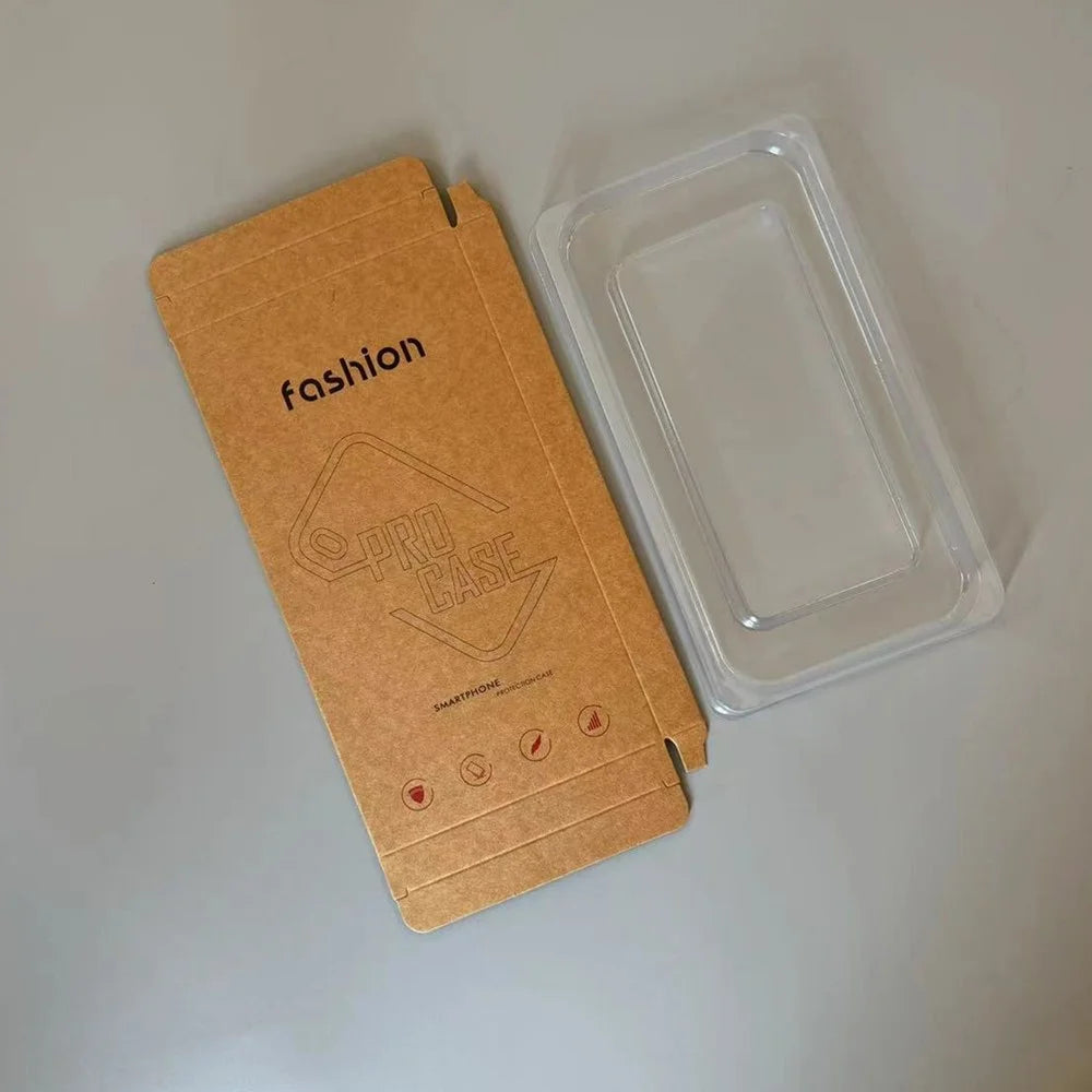 K1 18.2x10x1.5cm Phone Case Packaging Box Insert Tray Paper Case for Phone Cover - White - 4