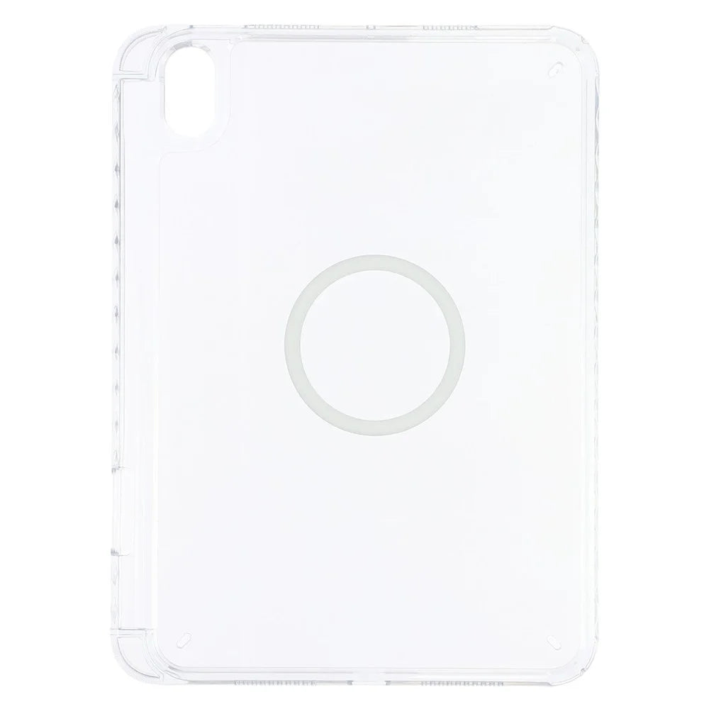 Tablet Case for iPad mini (2024)  /  (2021) Transparent Magnetic Cover with Pencil Slot Shockproof TPC + PC Shell - Transparent - 2